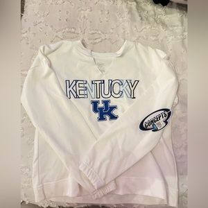 cropped university of kentucky crewneck